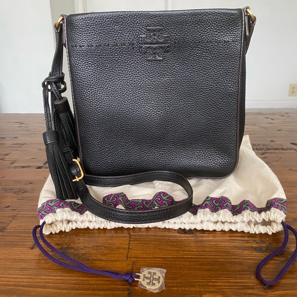 Tory Burch McGraw Leather Crossbody Tote